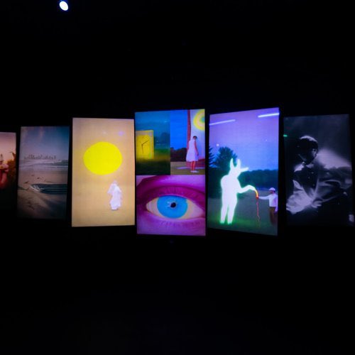 subjectiveNYC's tweet image. We also had the pleasure of working with @fellowshiptrust to bring 𝘐𝘯 𝘉𝘦𝘵𝘸𝘦𝘦𝘯 𝘚𝘱𝘢𝘤𝘦𝘴 to life, showcasing works by 38 leading AI video artists from around the world including @niceaunties @PUBLIKFRUIT @olgafedorova112 @IrinAngles @psymulate &amp;amp; many more 🤖📼