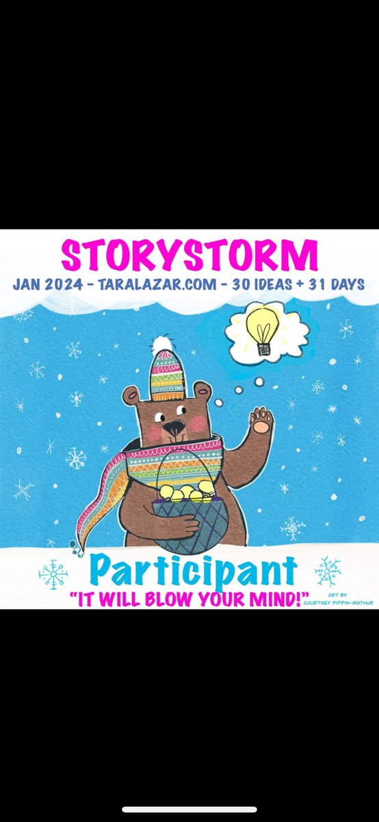 pennyschnei's tweet image. Very excited for my third year participating! Let’s go! #storystorm