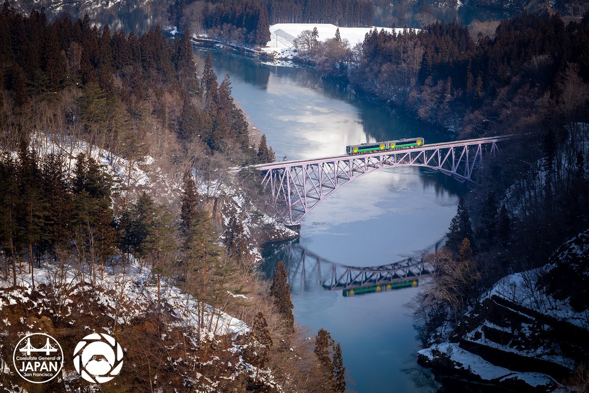 JAPANinSF's tweet photo. The 2023 Once in Japan Photo Contest Japan Category First Place!
“Winter Trainquility”
Kevin Ash
#Mishima Town, Fukushima Prefecture
February 8, 2023
More 2023 #OnceinJapan Finalist Photos coming soon! https://t.co/ychtcepQmF