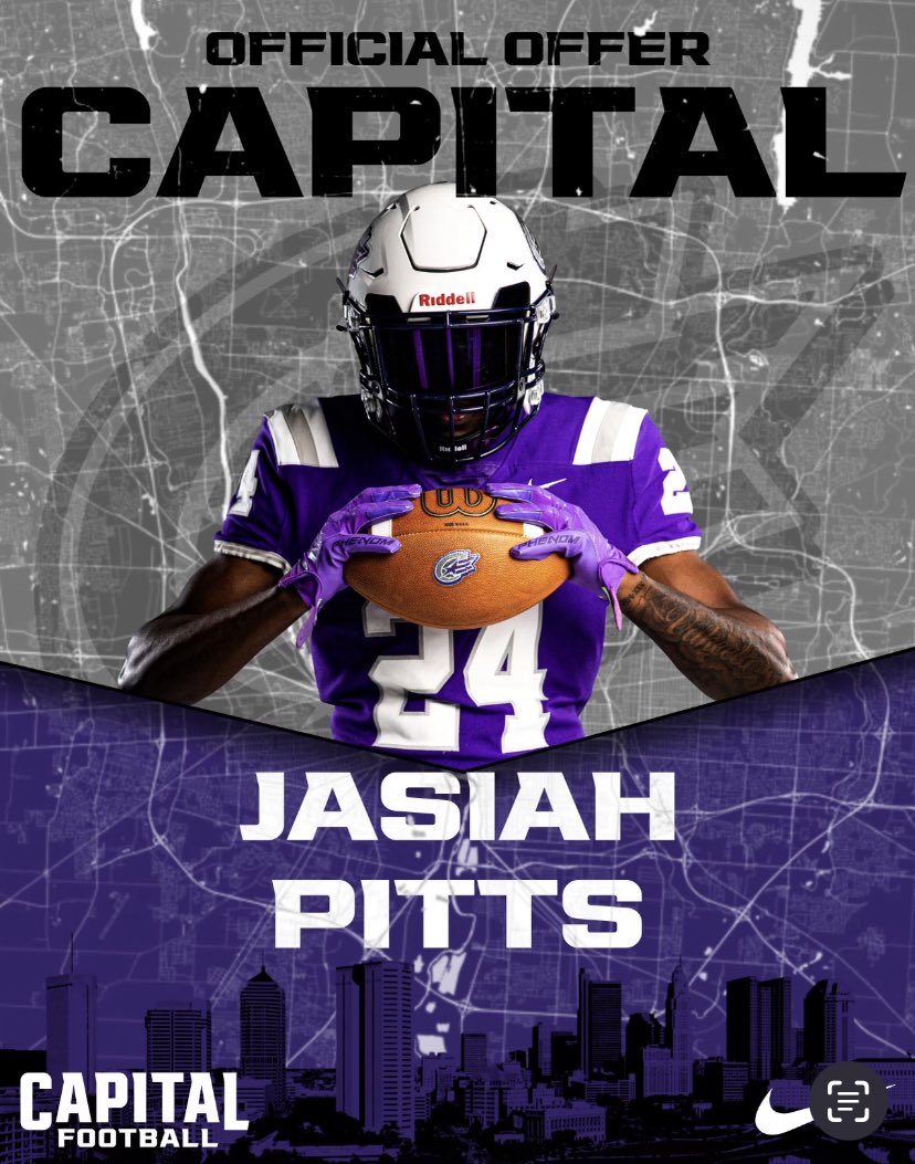 After a great conversation with <a href="/KnockCoach/">Coach Knock</a> I am extremely blessed to receive my 1st offer from <a href="/CapitalU_FB/">Capital University Football</a>  #AGTG #LLMADUKES🙏🏾
