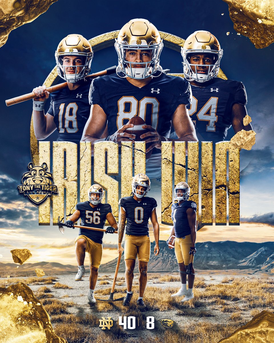 2023 SUN BOWL CHAMPS 🤠 #GoIrish☘️