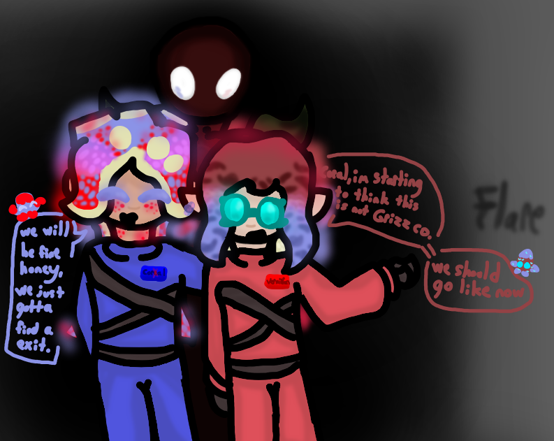 _AMBERMARINE_'s tweet photo. #splatoon #lethalcompay this was ment to be a little shitpost drawing and it turned out like super good and im super proud of it https://t.co/u2UXm1UsGc