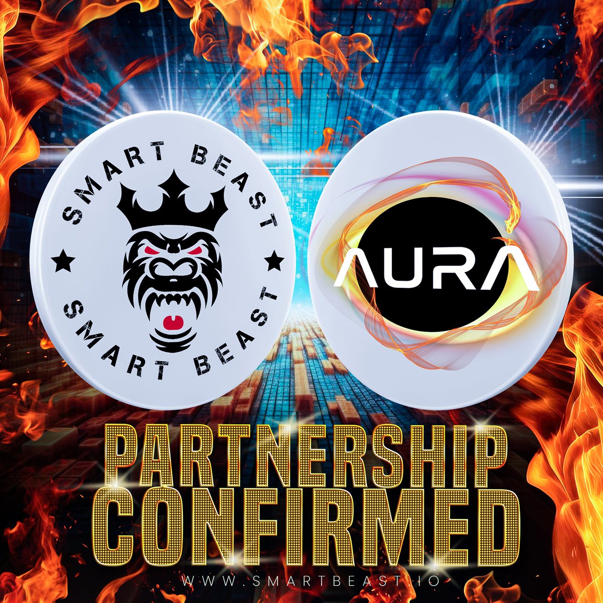 SmartBeast_nft's tweet photo. πOur Exchange Partnership Moment Has Arrived !!
Introducing The Smart Beast and Aura Exchange Partnership! π₯
#Aura #SmartBeast #NFT #NFTart #Ethereum #NFTdrop #NFTgallery #NFTproject #NFTlaunch https://t.co/eg8XeZZXqZ