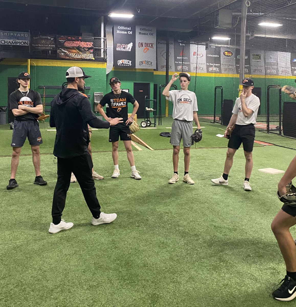 ChrisDetweiler's tweet photo. Great time this week helping former On Deck O, MLB Shortstop, and most recent Gastonia Honey Hunter All Star Jack Reinheimer with the Elite Infield Camp.  Great work @Reinheimer_08.  Thanks for working with these young men. https://t.co/i4lbhCiLiM