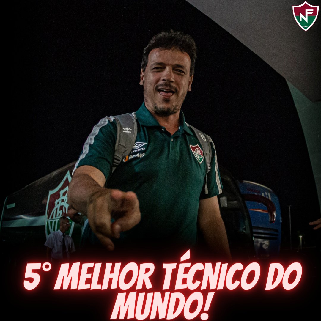 NasceOflu's tweet photo. Fernando Diniz, do Fluminense e da Seleção Brasileira, é escolhido o 5º melhor técnico de clubes do mundo em eleição da IFFHS. 

 O treinador ficou atrás apenas de Pep Guardiola, Ancelotti, Spaletti e Inzaghi. https://t.co/OkfxByRH1r