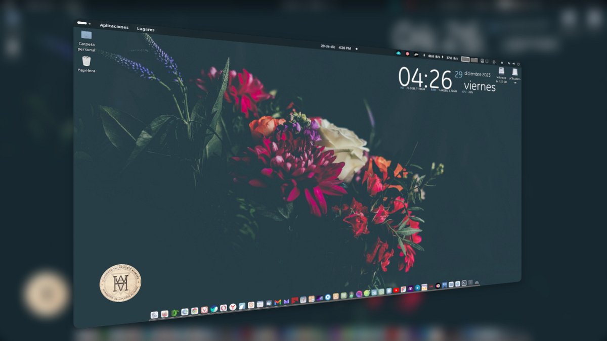 humbertovill68's tweet photo. #ViernesDeEscritorio último del 2023 con Fedora Workstation 39 y tema e iconos Nordic #linux #opensource #unixporn #fedoraproject #gnomedesktop https://t.co/tWawouPsgL