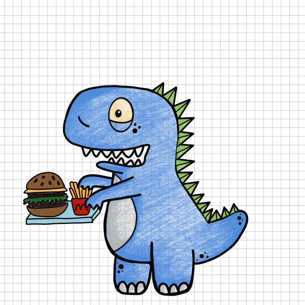 Did you eat yourself to death through holidays too? 😆🦖🍔