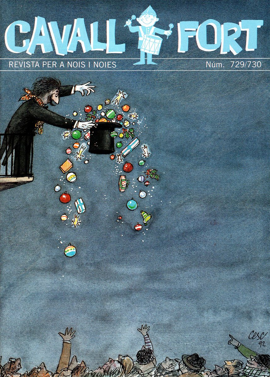 Per acabar el 2023 i començar el 2024 amb molta màgia, recuperem aquesta portada d’en Cesc que es va publicar el desembre de 1992.

Bona revetlla de Cap d’Any a tothom! ✨