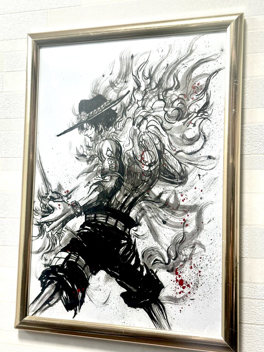 BrushBox2022's tweet photo. 【仮】筆職人の原画プレゼント企画🎁

今回は【エース🔥】の原画を抽選で1名様にプレゼントします✨

※この絵を飾ると自宅のコンロの火��が1.2倍になるかも🤔

応募条件
・@BrushBox2022 をフォロー
・リポスト
・いいね

⭐️送料無料
⭐️締切12/31 23時59分 https://t.co/38jiAG1MKY