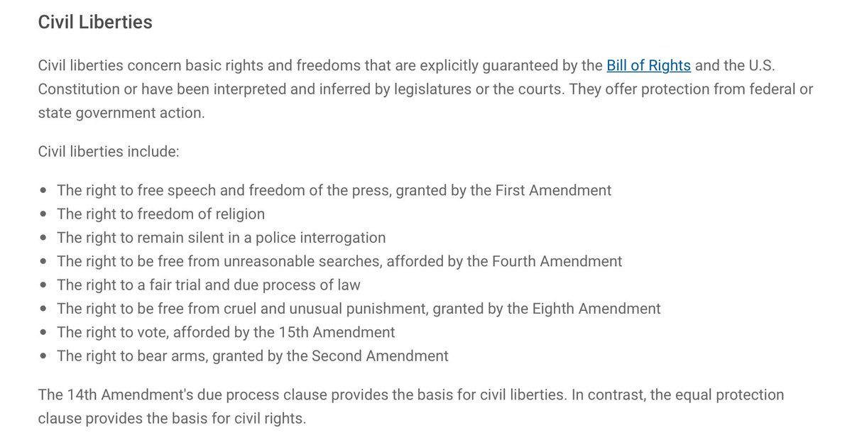 KatLthatsme's tweet photo. @GOPJosh20 Are we to understand you are against American’s civil liberties? https://t.co/1aBTupbInK