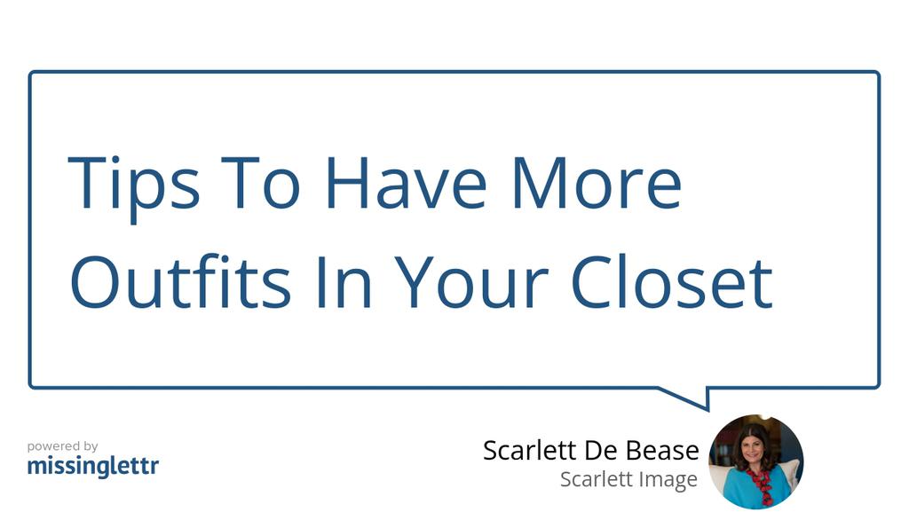 scarlettimage's tweet image. Have more outfits with fewer clothes than  you already own.

Read the full article: Tips To Have More Outfits In Your Closet
▸ lttr.ai/AML1k

#FewerClothes #ShareTips
