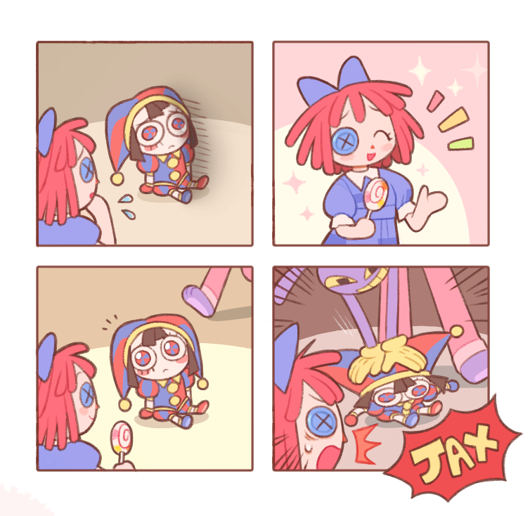 TSHA0v0's tweet photo. 🍭
#TheAmazingDigitalCircus https://t.co/Byo0QeIJo6