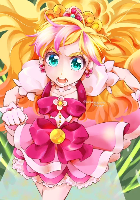 #今年1番推したプリキュアまた劇場で勇姿と強さと優しさと美しさを堪能できることができ、幸せが卍解(誤字ではない)しました。本当にありがとうございました 