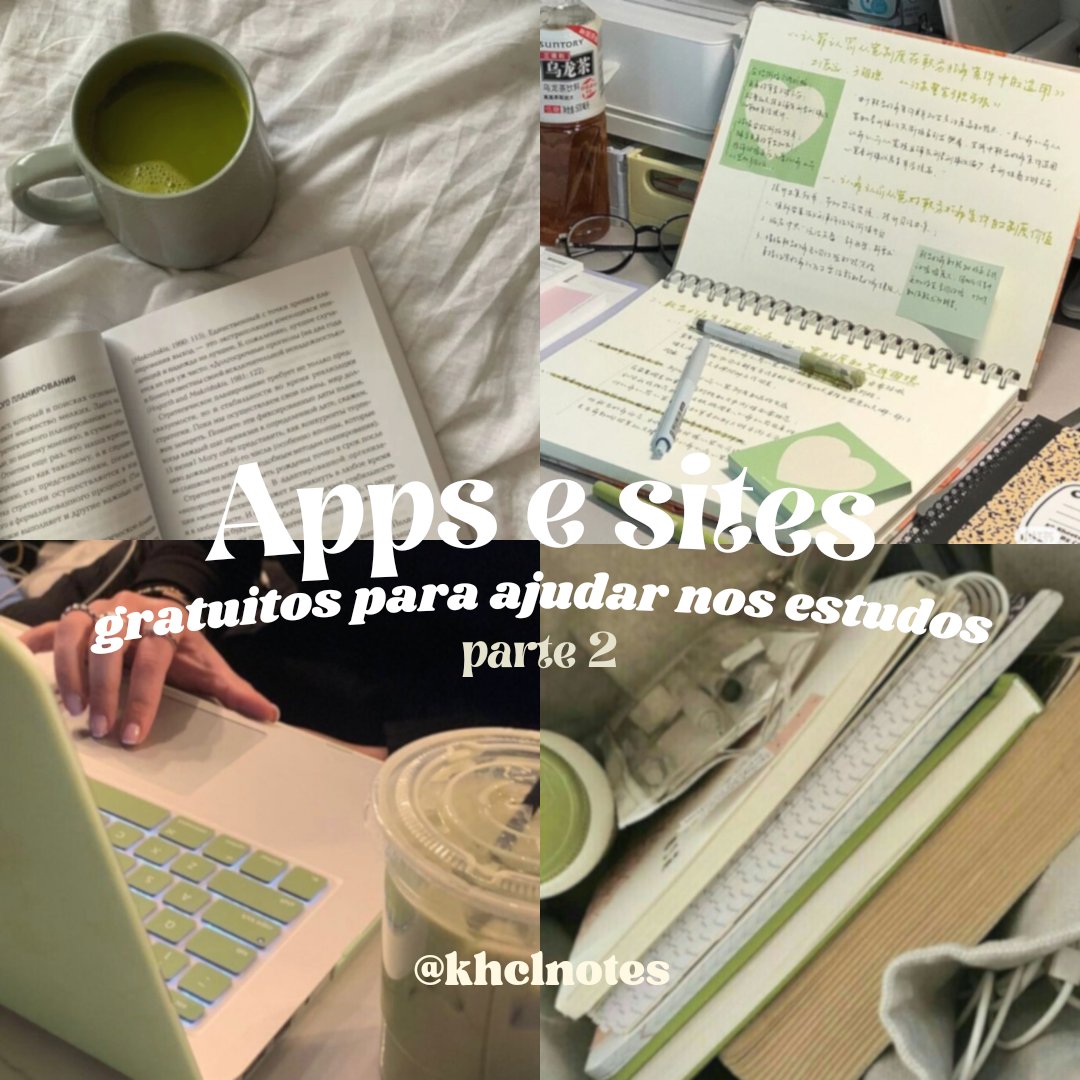 ⌗ apps e sites gratuitos para estudar para provas, vestibulares e concursos ㅡ a thread! | Parte 2

⌕ : #studytwt | #studytwtbr