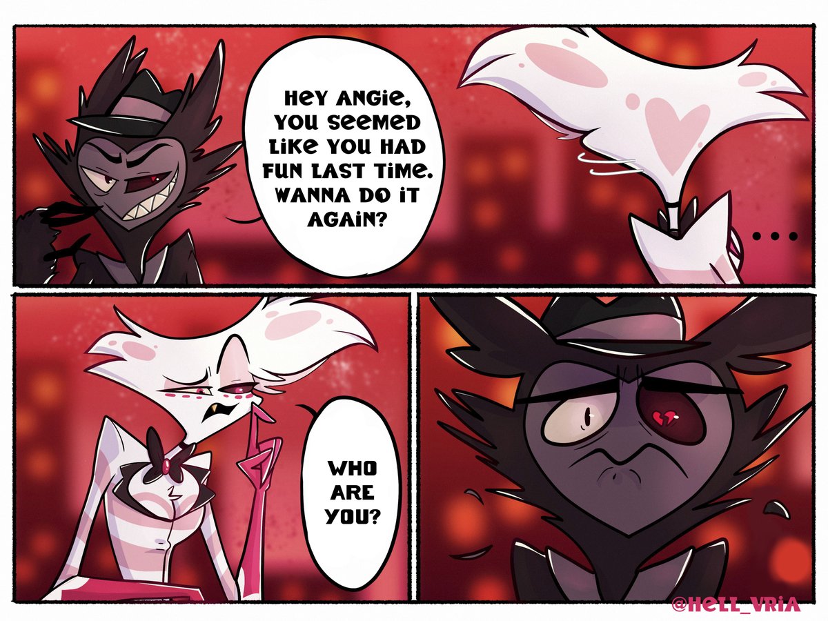 hell_vria's tweet photo. Who are you? 🤔

#HazbinHotel #HazbinHotelFanart #HazbinHotelAngelDust #hazbinhoteltravis https://t.co/sAU9QpfAeF