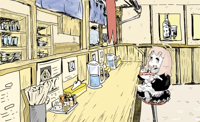 #2023年自分が選ぶ今年の4枚 #今年描いた絵を晒そう この四枚かな('- `*)