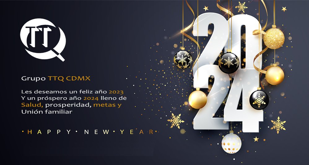 TTQMexico's tweet photo. Les deseamos feliz fin de año y agradecemos por un año más juntos.
Prosperidad, salud y éxitos son nuestros deseos para el 2024.
#felizañonuevo2024 #TTQMexico #gnss #ingenieria #topografia #geospatial https://t.co/QQJu8MEL7n