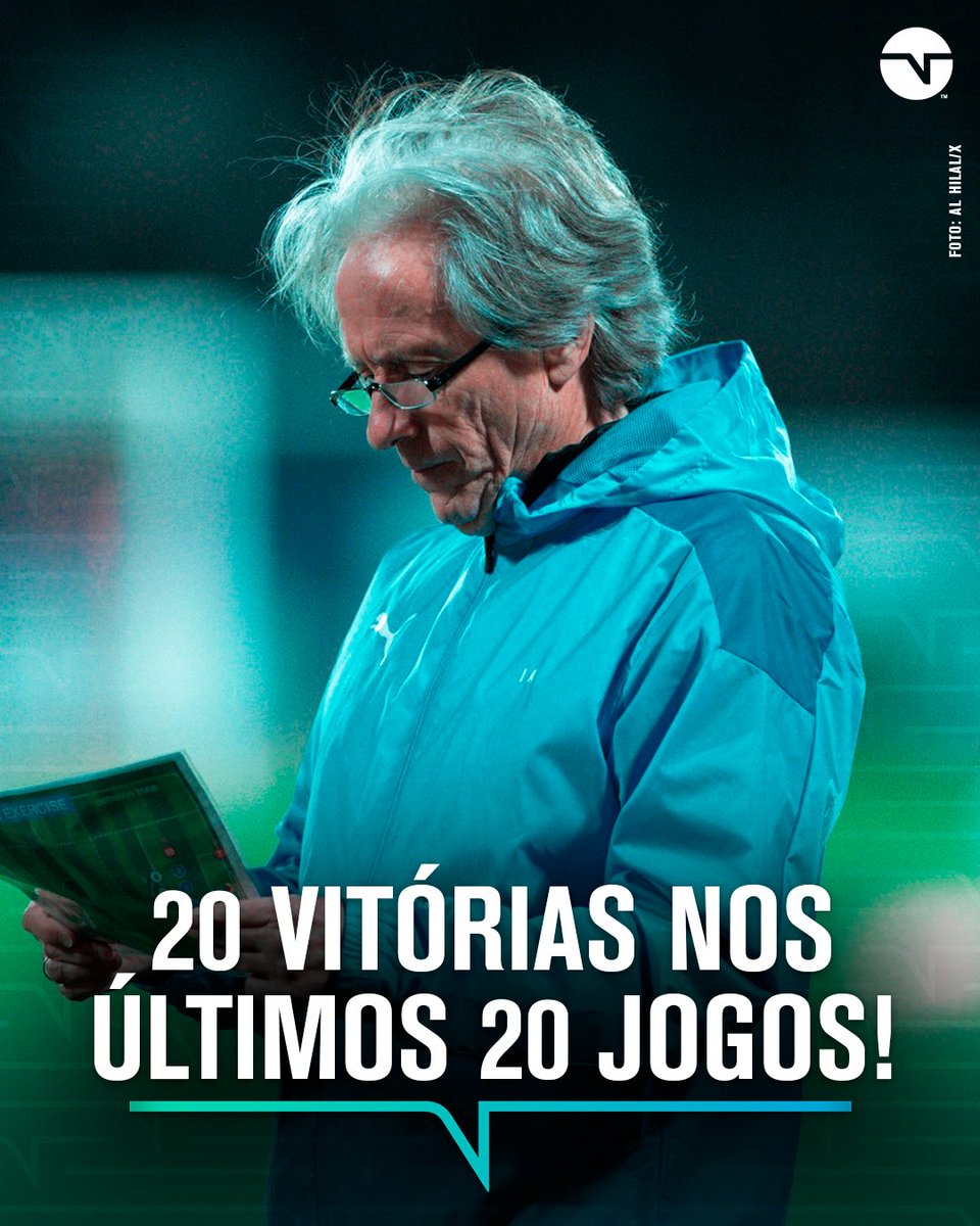TNTSportsBR's tweet photo. O JORGE JESUS TÁ DOUTRINANDO O SAUDITÃO E NÃO SABE MAIS O QUE É PERDER! O CARA FEZ 60 GOLS E TOMOU APENAS 3 NESSE TEMPO! 😱🔵⚪ O treinador português é conhecedor dos três pontos, né? SIMPLESMENTE JJ! 👏👏 https://t.co/wioQJOXoUf