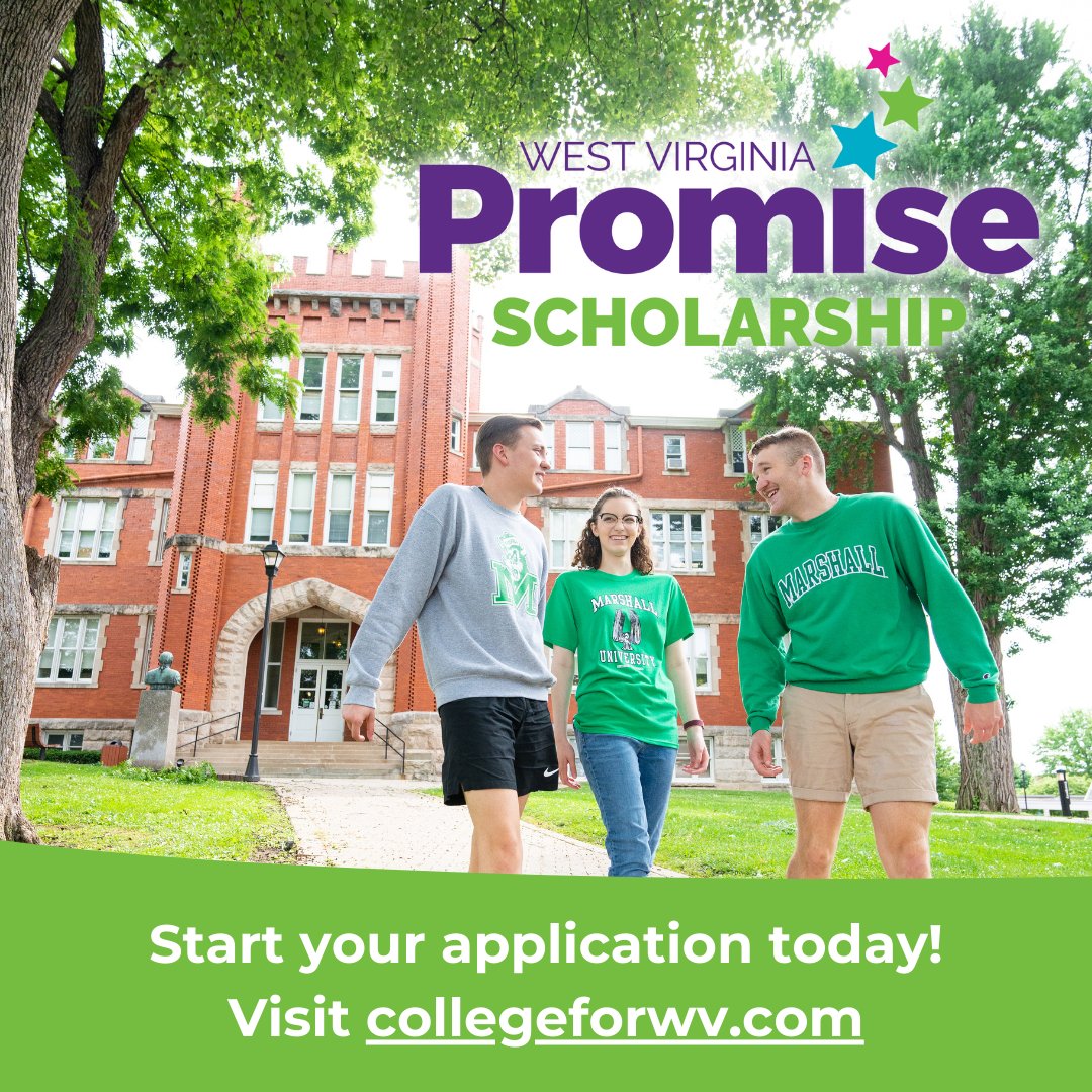 CFWV's tweet image. Hey seniors! Don&apos;t forget to apply for the Promise Scholarship! This merit-based scholarship awards up to $5,200 per year to use towards college. Be sure to fill out the #BetterFAFSA when it becomes available at the end of this month. Visit collegeforwv.com to learn more!