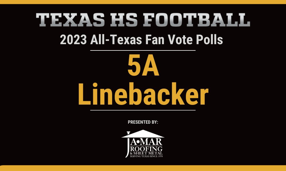 Vote for the 5A LB of the Year Vote here: texashsfootball.com/5a-fan-vote-li…