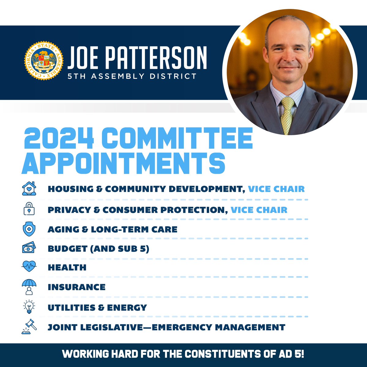 These are some great committees I’m looking forward to serving on!