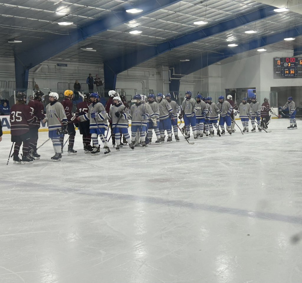 Final: @GALancerHockey JV 0. Orchard Park High School Maroon 12.