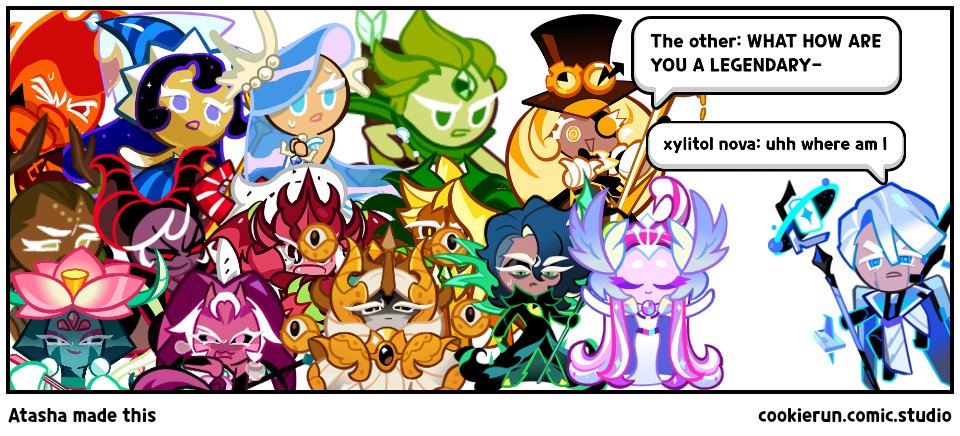AtashaSolomon's tweet photo. I hope there's no magic candy
#cookierun #cookierunovenbreak #devsister #xylitolnovacookie https://t.co/9dfhzMOJV0