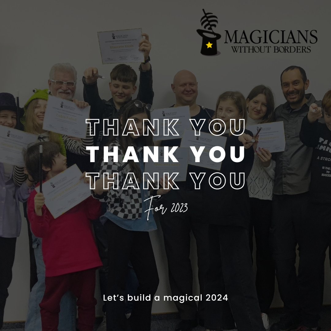 magicianswb's tweet photo. Thank you for 2023. What a year, here’s to building a magical 2024!

https://t.co/74JXf5kLru https://t.co/JuzWhF2n7h