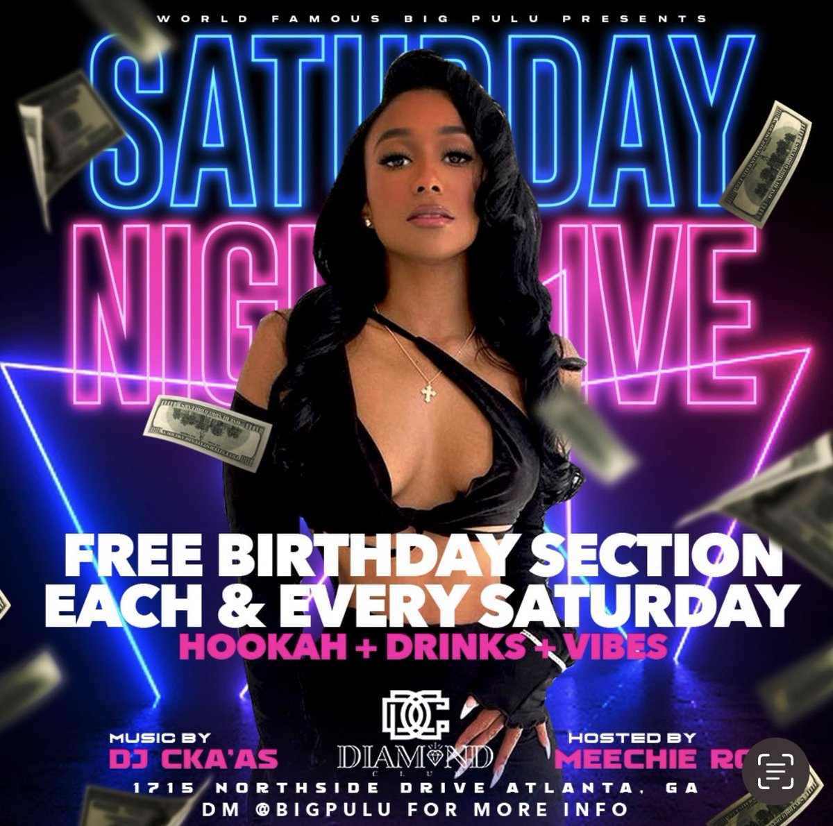 SATURDAY NIGHT LIVE AT THE WORLD FAMOUS DIAMOND CLUB 1715 NORTHSIDE DR