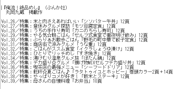 商業連載③ 『俺流!絶品めし』(ぶんか社) 掲載されてます。 電子版もあるよ🍙 https://x.gd/VXRP5  よろしくどうぞ～🍱