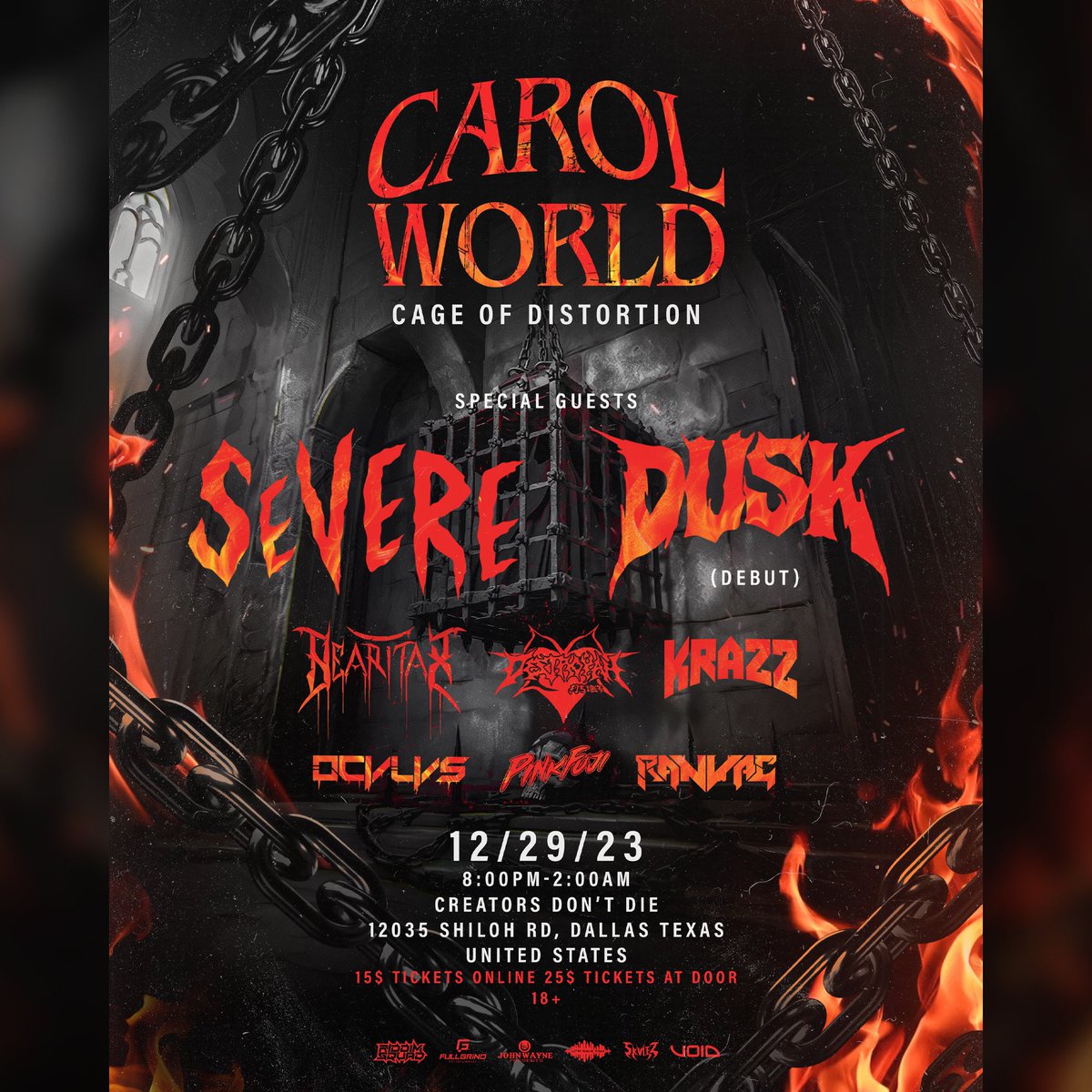 Tonight is the night.

Catch y’all in the cage😈

@itscaroldubstep