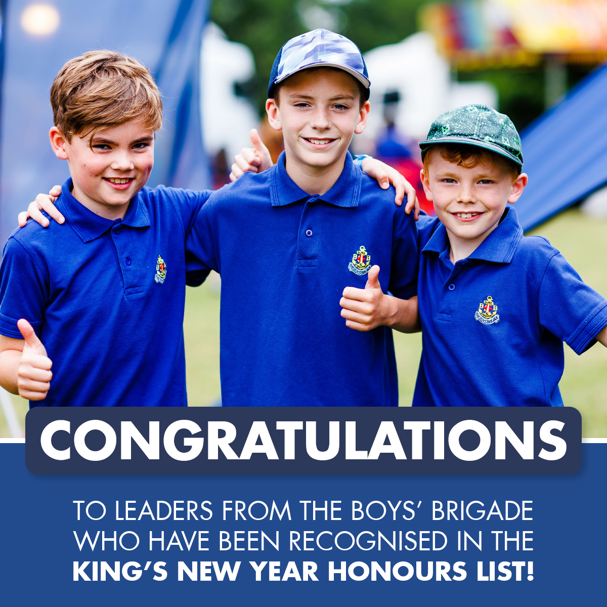 Congratulations to BB leaders Willie Campbell (1st Stewarton, BEM) and Ian Sharp (lately 6th Wolverhampton, MBE) who have been recognised in the King's New Year Honours List! 👏 #BoysBrigade #LifeToTheFull