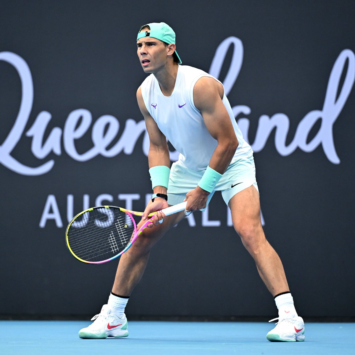 BrisbaneTennis's tweet photo. Here it is... 👀

@RafaelNadal will play a qualifier in the first round at #BrisbaneTennis 💪 https://t.co/wV90rZ6Sdv