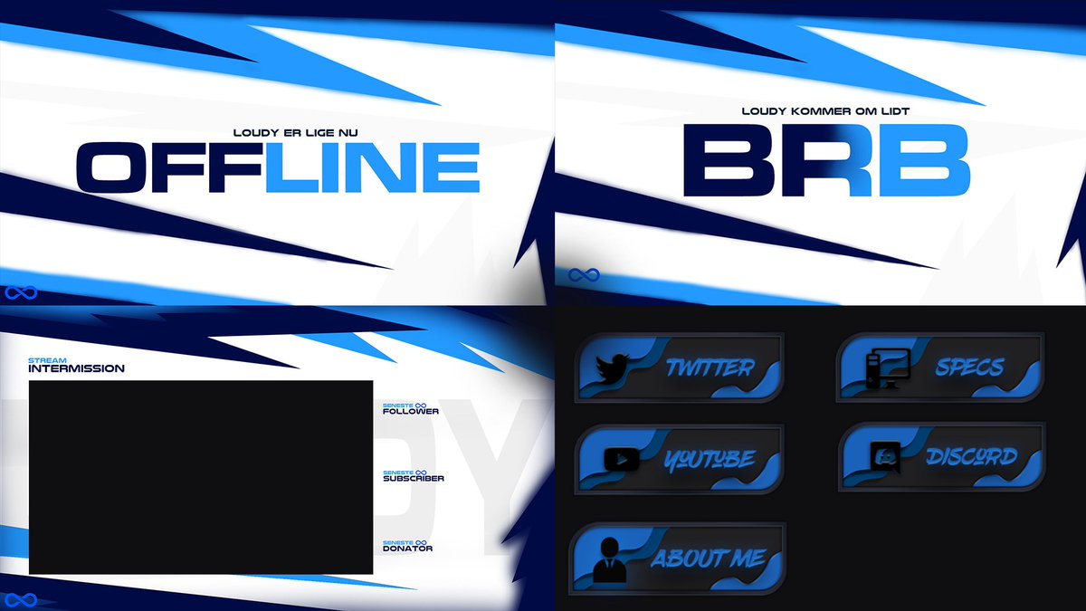 Twitch Revamp For <a href="/LoudyDK/">Loudy</a>

Support Is Highly Appreciated!💙
