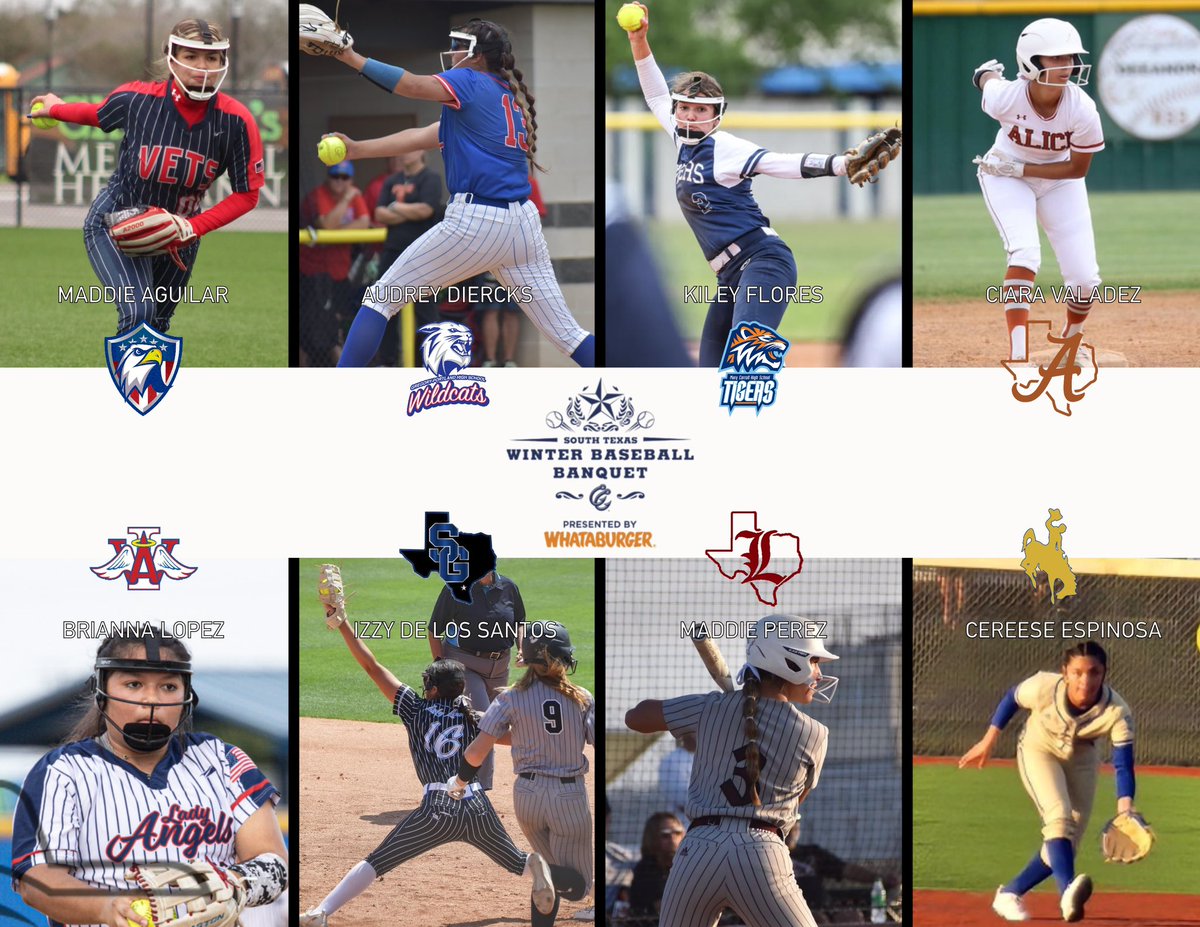 Our program is yet again well represented in the Corpus Christi Hooks Pre Season All-Star Selection list 👏 👏 

4A/5A Selections:
<a href="/MaddieAguilar15/">Maddie Aguilar</a> 
<a href="/audreydiercks22/">audrey diercks</a> 
Kiley Flores
<a href="/cd_vldz/">Ciara Valadez</a> 

Private-3A Selections:
Brianna Lopez
Izzy De Los Santos
Maddie Perez
Cereese Espinosa