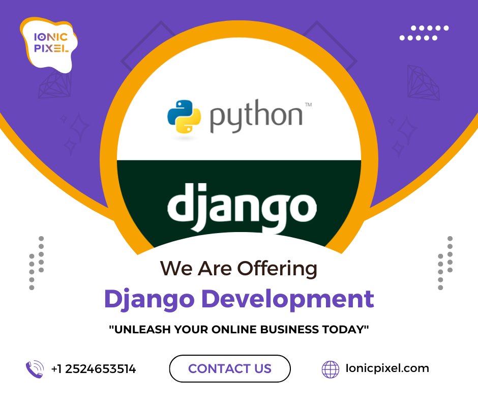ionicpixel's tweet photo. Why Choose us for  Django?
✅ Rapid Development and Time Efficiency
✅ Clean and Readable Codebase
✅ High-Level Security Protocols
✅ Customized Solutions Aligned with Your Business

#PythonDjangoDevelopment #WebDevelopment #DigitalInnovation #EfficiencyUnleashed #TechExcellence https://t.co/3NKMNXOsUX