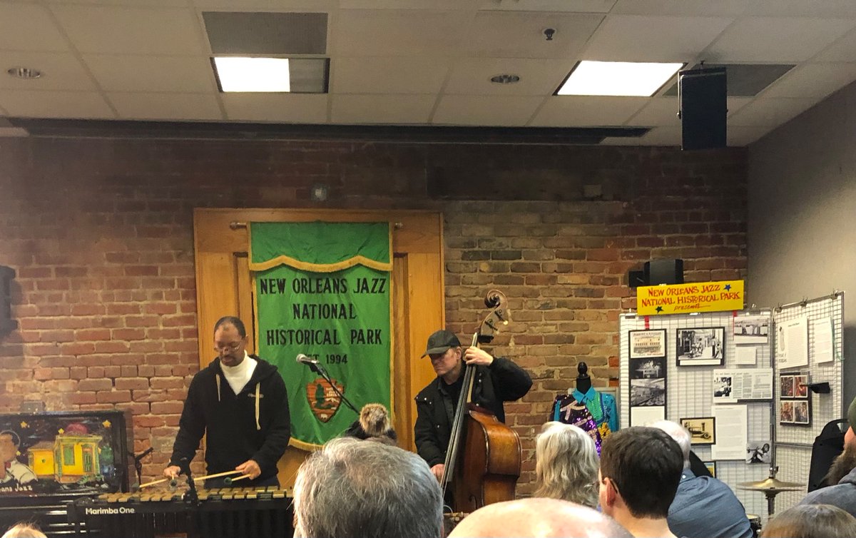 Matt Steliga (@mattsteliga) on Twitter photo incredible program this afternoon at the <a href="/NatlParkService/">National Park Service</a> Jazz National Historical Park w Jason Marsalis & Jason Stewart.  “No it’s not a xylophone!” #vibraphone #vibes #NOLA thank you. @JasonMarsalis incredible program this afternoon at the <a href="/NatlParkService/">National Park Service</a> Jazz National Historical Park w Jason Marsalis & Jason Stewart.  “No it’s not a xylophone!” #vibraphone #vibes #NOLA thank you. @JasonMarsalis