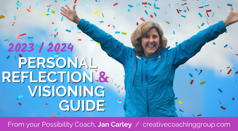 innercoach's tweet photo. Hot off the press! Click the link for your free 12-page pdf download of my annual Reflection and Visioning Guide - designed to help you powerfully close 2023 and move into 2024 with optimism. Happy New Year all! https://t.co/KgsL69usHH https://t.co/ZXrAcT7AHY
