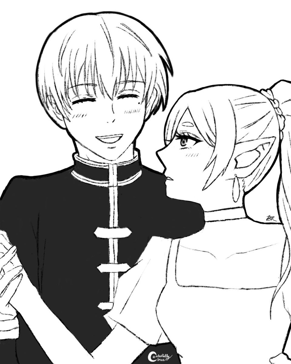 celestiallybree's tweet photo. shall we dance? 

#フリーレン #frieren #葬送のフリーレン https://t.co/LJnndCwecw