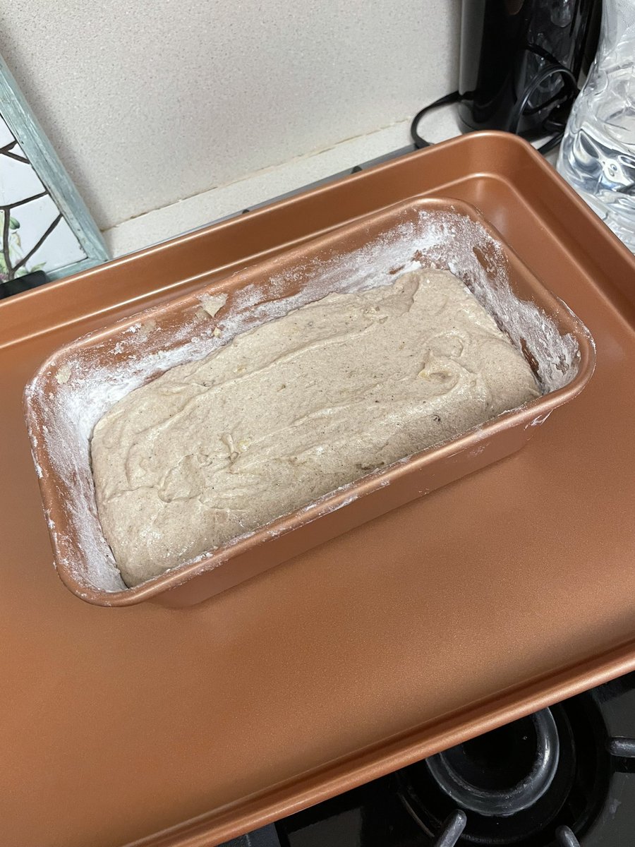 A new adventure- baking banana bread. 

Pray for those who attempt to consume it.