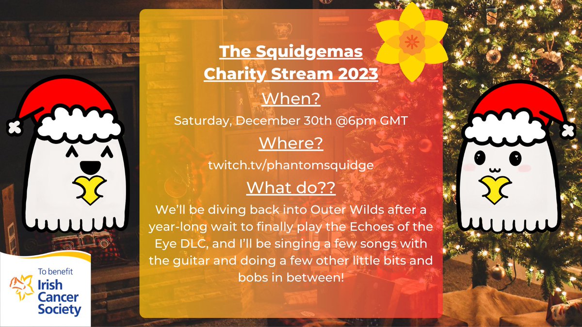 RIGHT, so I'm AWFUL at announcing stuff in a timely manner, but tomorrow at 6pm GMT we'll be doing a charity stream over on #Twitch in aid of the <a href="/IrishCancerSoc/">Irish Cancer Society</a>! This is a cause that's very near and dear to my heart, and I hope you'll join me in supporting it in any way you can!
