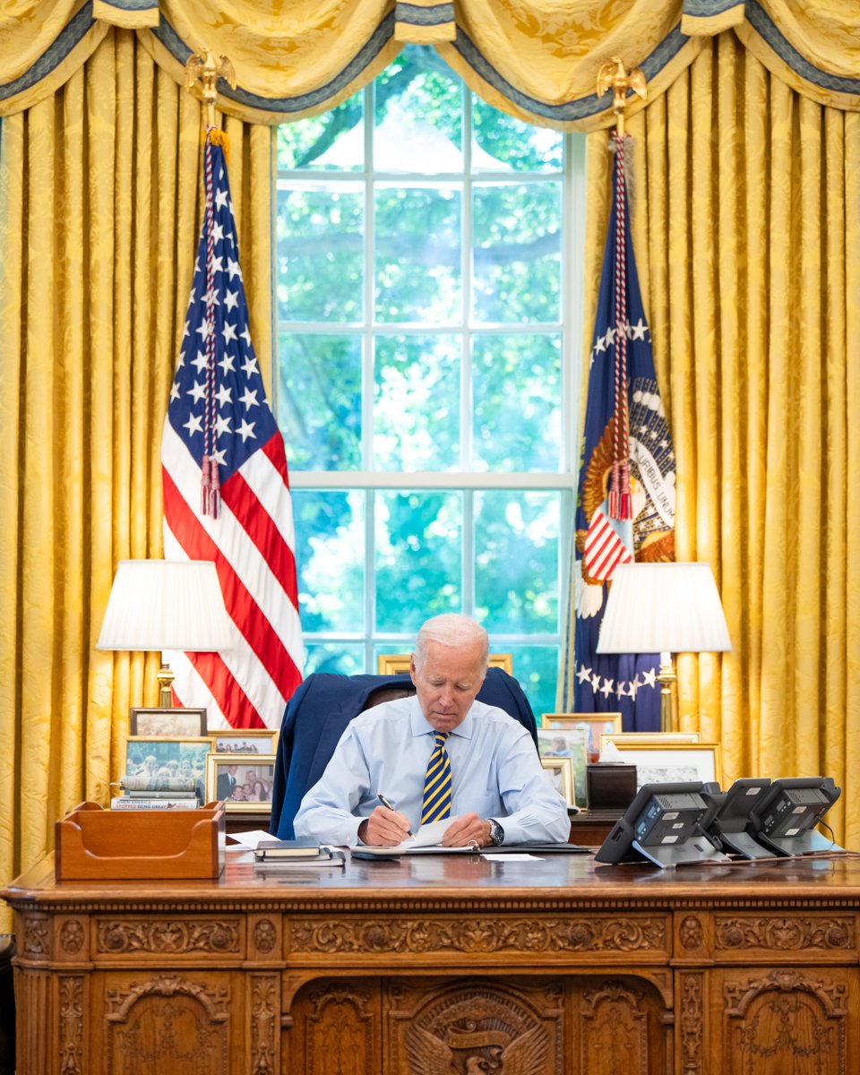 TheDemocrats's tweet photo. Historic job growth.
Historic gun safety reform.
Historic infrastructure investments.

There’s more work to do, but President Biden is fighting for Americans. https://t.co/w9OJuvlJ30