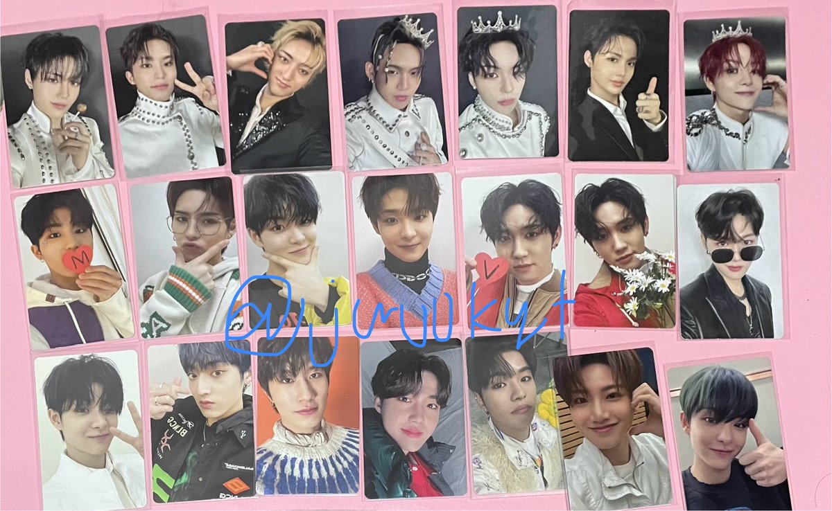 jwookqt's tweet photo. (Help rt) hi!! i want to let go all my pcs collection ✨

wts treasure pcs 💎

open for bulk only 🙏🏼 

📍RM340 take all
💎 include postage to wm/em✨
💎 so far all pcs is in a good condition

#pasartreasureMY #pasarTREASURE https://t.co/HeOwWchBes