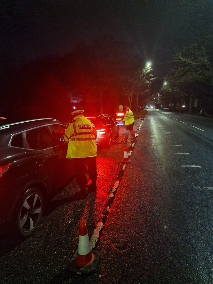 Drink drive checks on Blackpool Rd Preston

Numerous stops and breath tests conducted where the power allowed

Highest reading was 20 (35 legal limit)

#T3RPU ##OpLimit