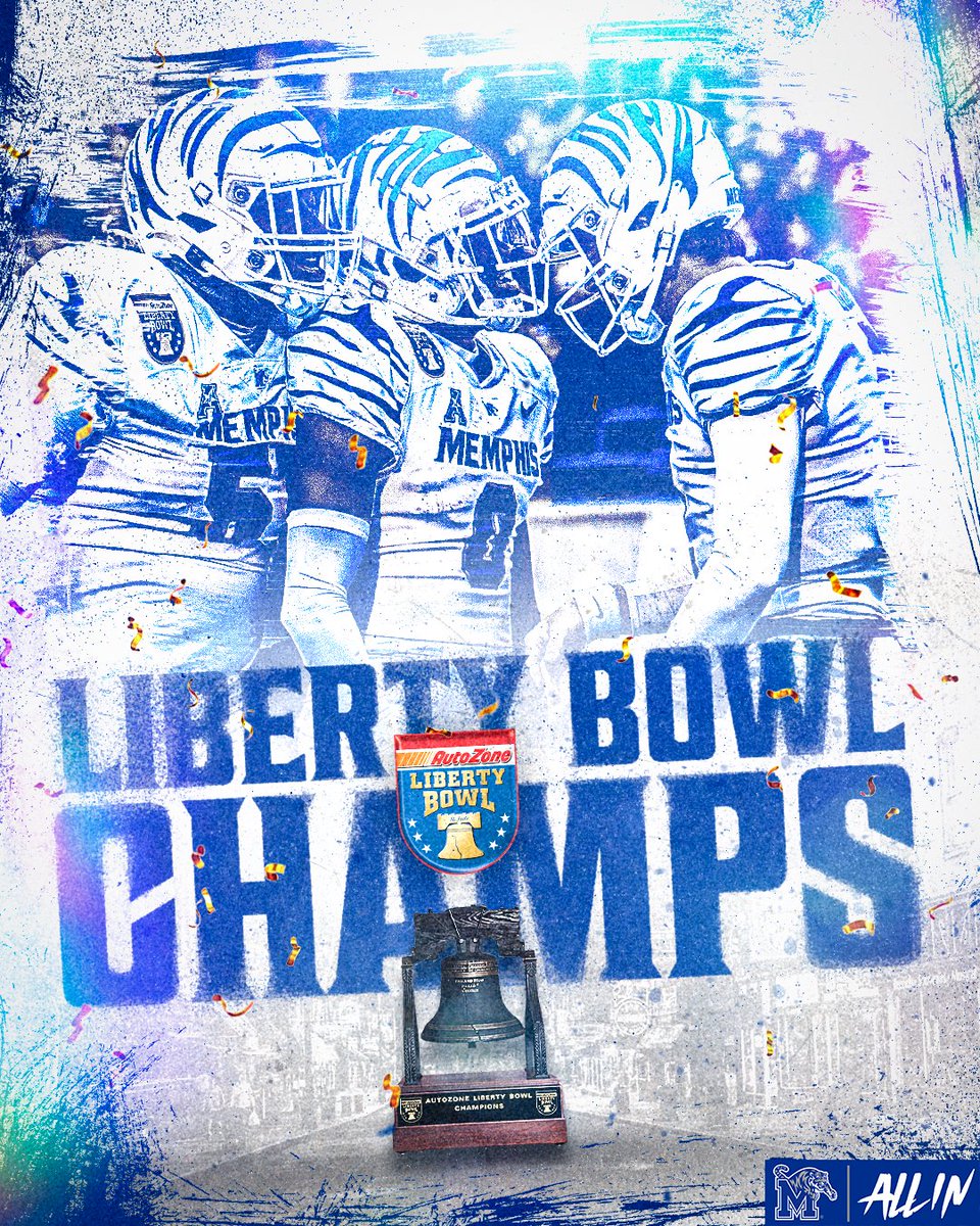 AutoZone Liberty Bowl Champs!!! 🏆

#ALLIN | #GoTigersGo