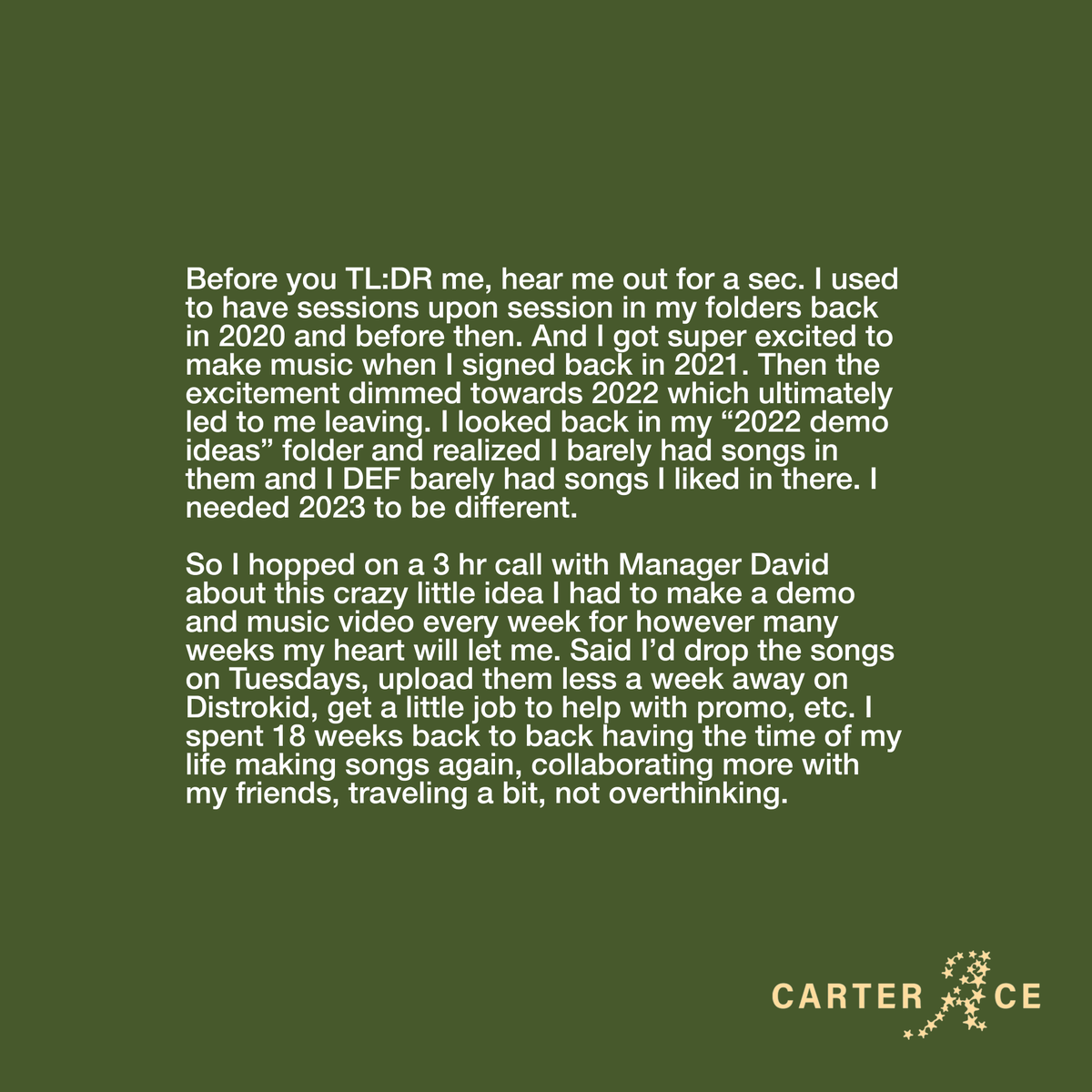CarterAceMusic's tweet photo. SEASON ONE
my mixtape out now bby. u know where to find it.