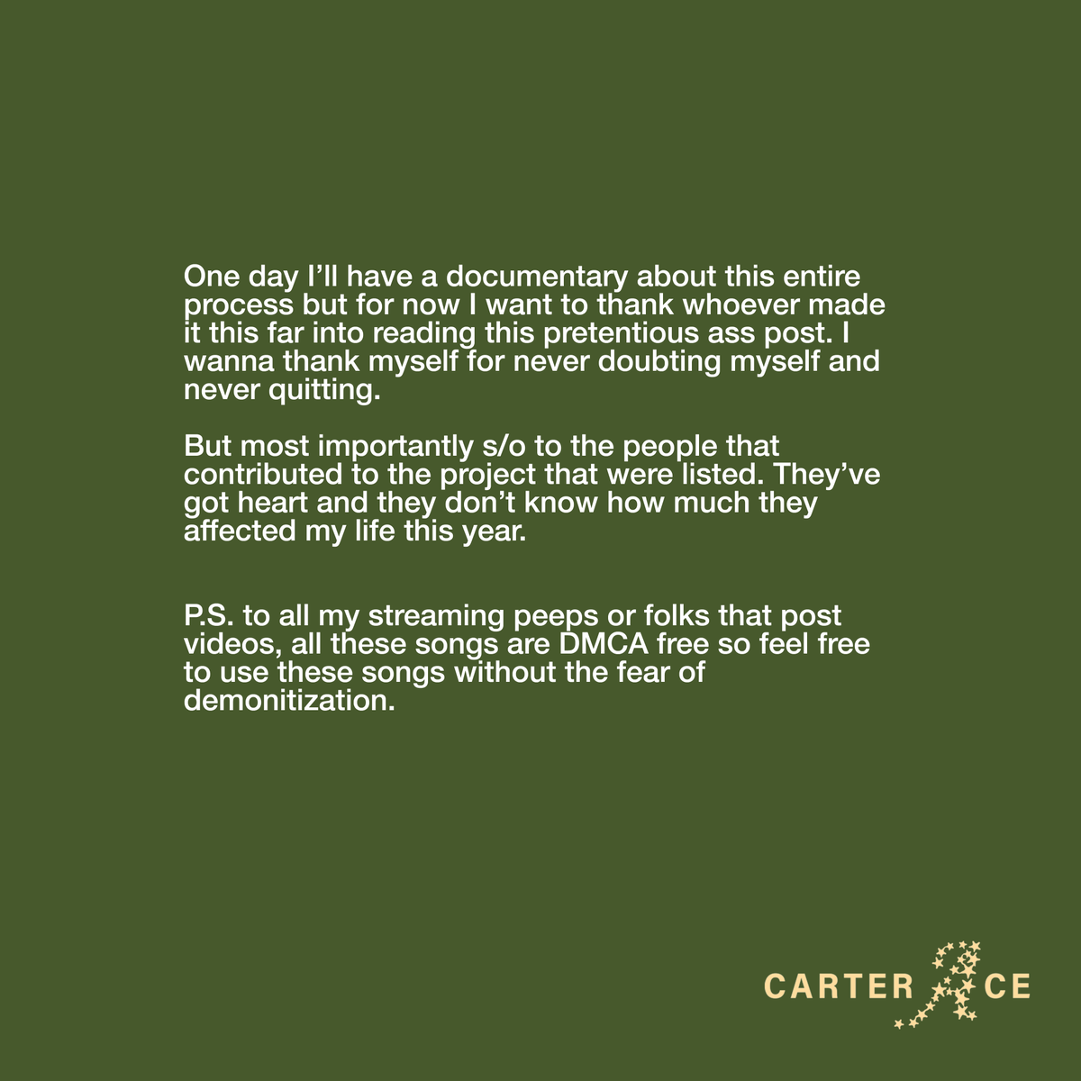 CarterAceMusic's tweet photo. SEASON ONE
my mixtape out now bby. u know where to find it.