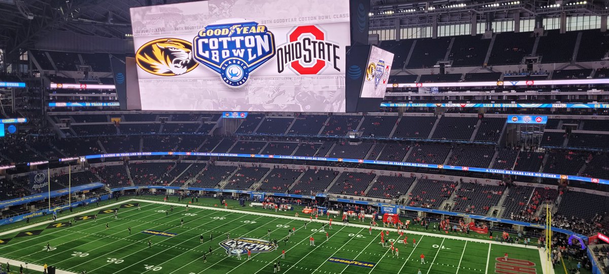 Gonna watch some football tonight.

#CottonBowl