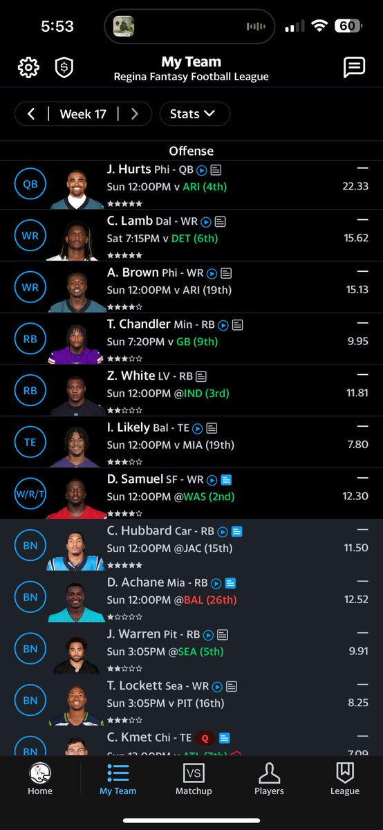 Championship Game, Pick 2 Running Back Showwwwdowwwwnn. <a href="/Danny_Heifetz/">Danny Heifetz</a> <a href="/DannyBKelly/">Danny Kelly</a> <a href="/craighorlbeck/">Craig Horlbeck</a>