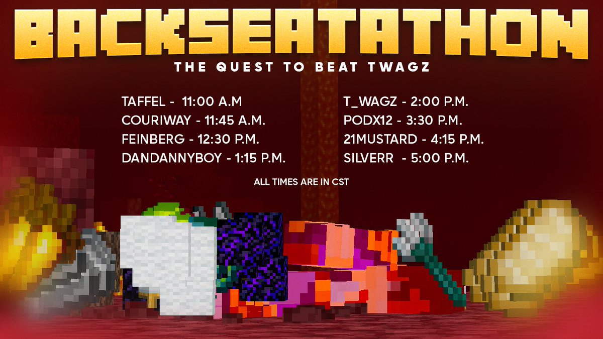 8 backseaters.

One last chance.

Watch me be backseated for six hours tomorrow in a last ditch effort to beat <a href="/T__Wagz/">T Wagz</a> 's pb before 2024.

Tomorrow, December 30th.